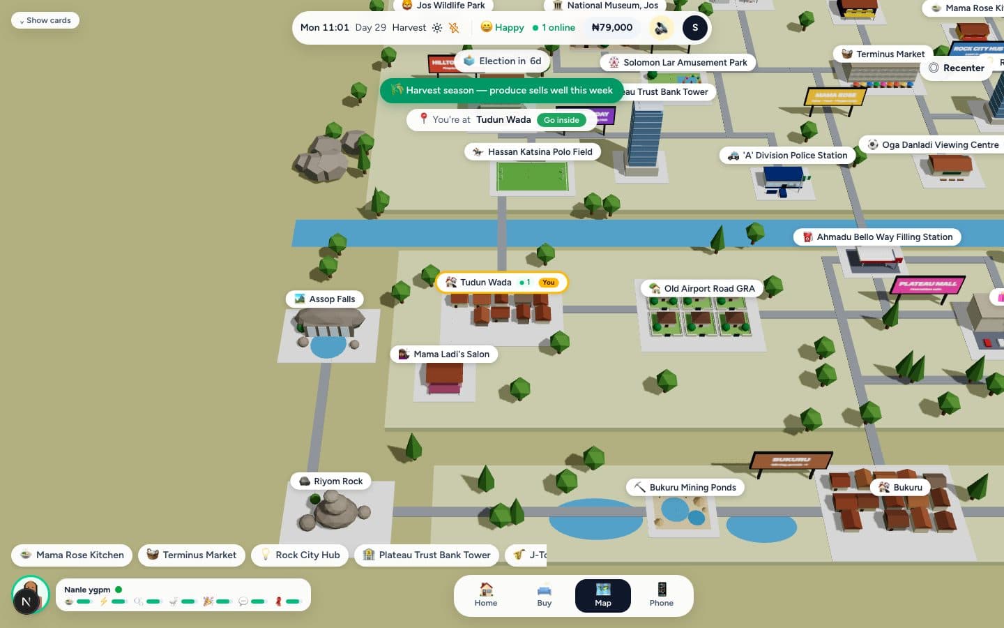 The 3D map of Jos in Jos Life